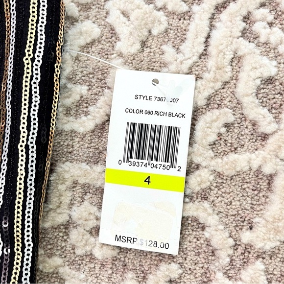 NWT CeCe Sequin Stripe Slip Dress - Picture 10 of 16